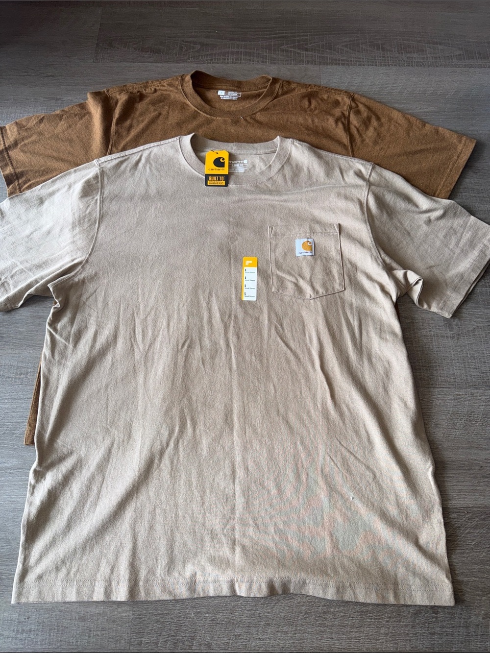 CARHARTT HEAVY-DUTY WORKWEAR BUNDLE - SET OF 2 Sz Lg